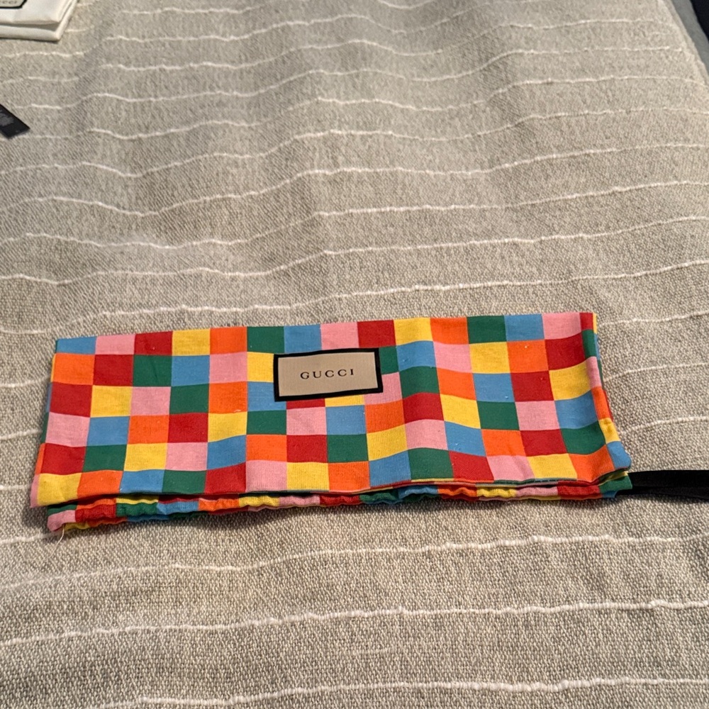 Gucci Colorful Checkered Dust bag - Picture 10 of 11